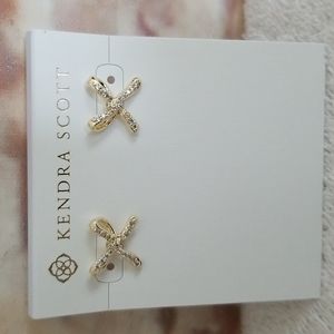 New Kendra Scott Sasha Front to Back Stud Earrings